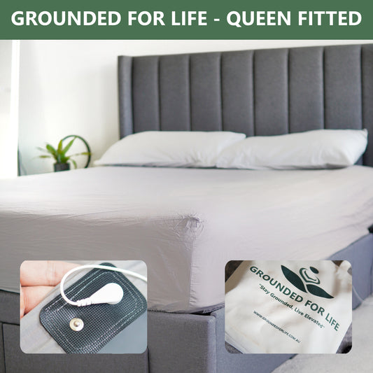 Grounding/Earthing Fitted Sheet - Queen Size