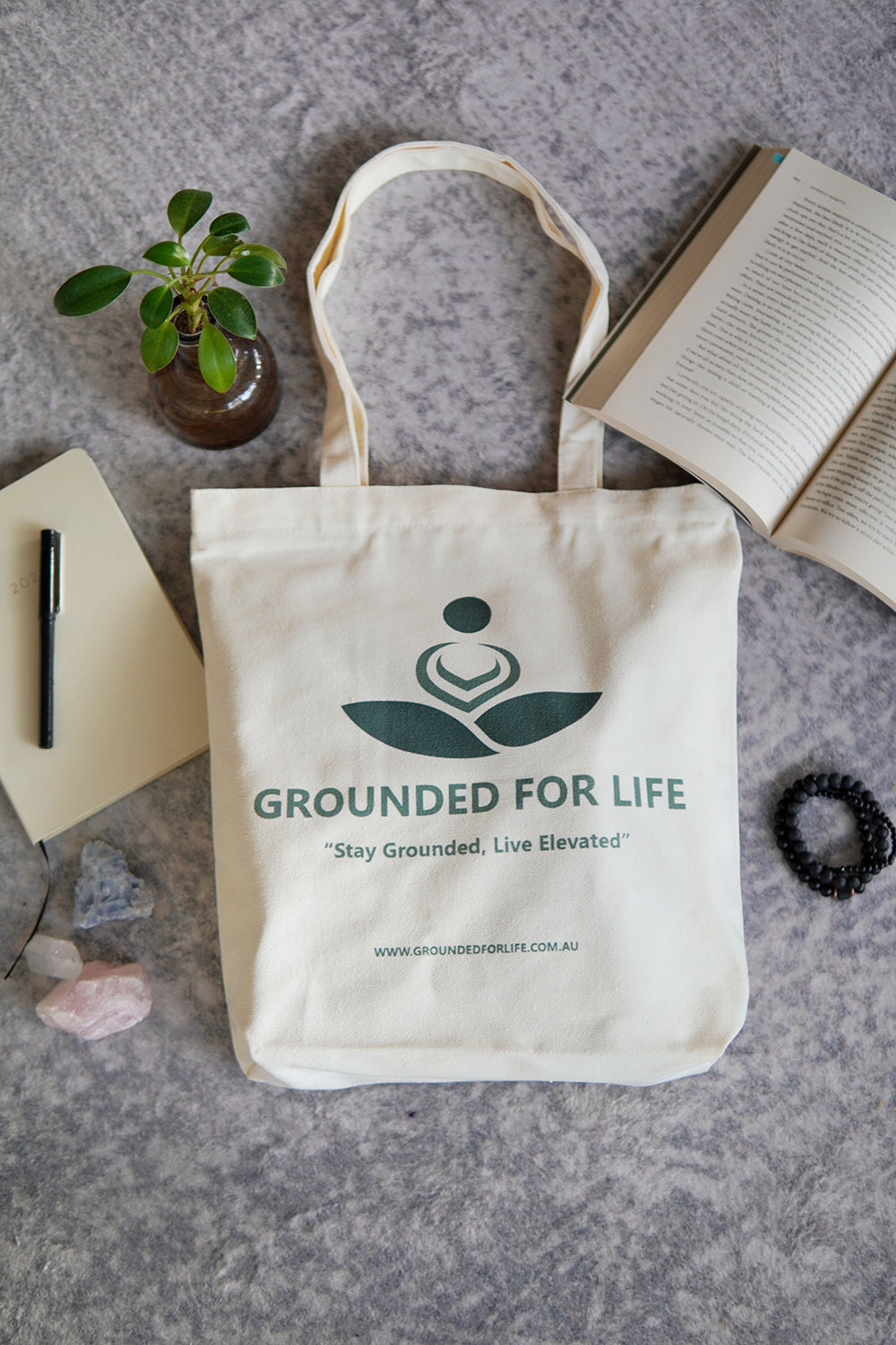 Grounded For Life High Quality Canvas Bag With Zip