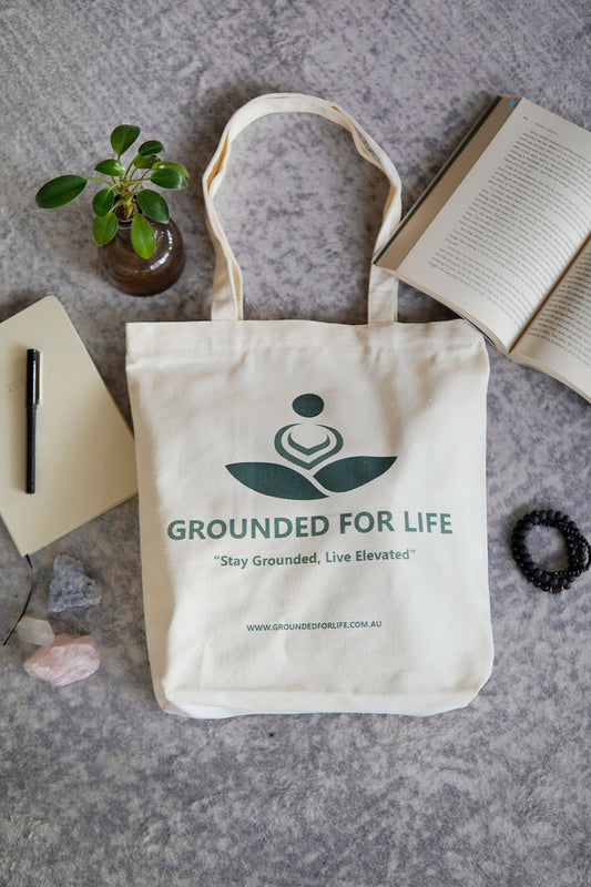 Grounded For Life High Quality Canvas Bag With Zip